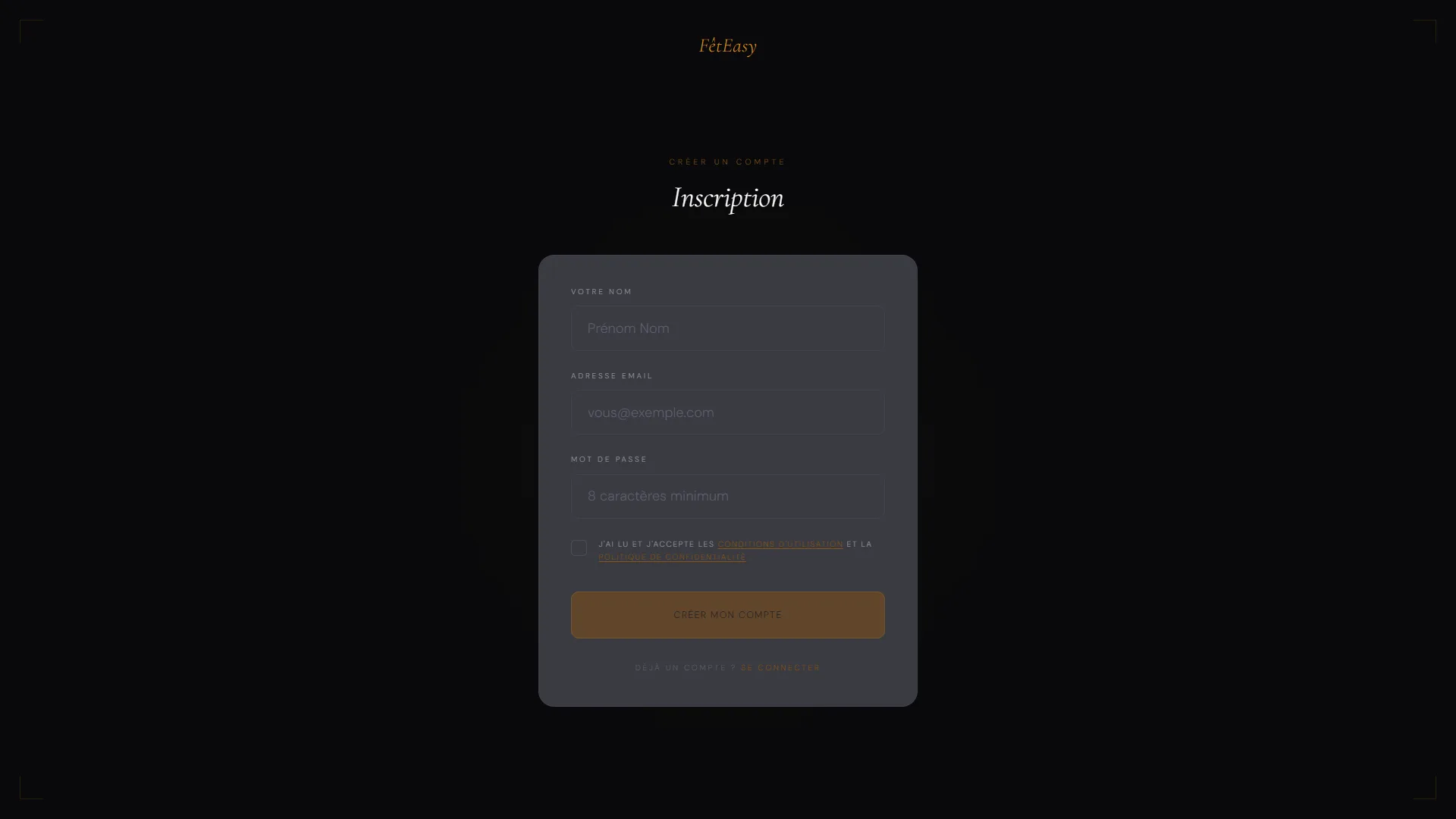 FêteEasy – capture 6